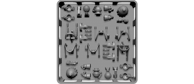 BSK Model BSKC35011 - Sherman Lamps & Sirens Set