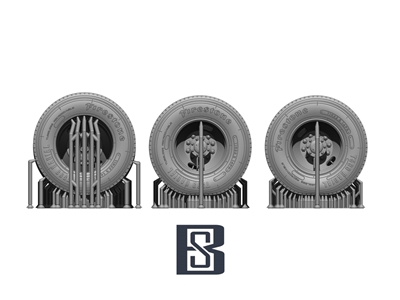 BSK Model BSKW35004 - M915 Truck Wheel Set