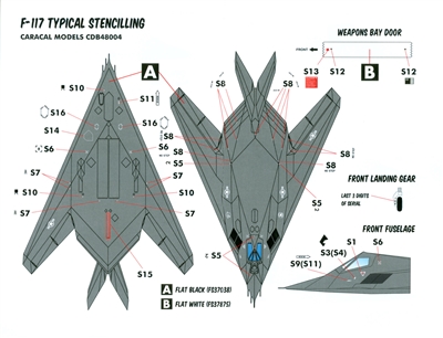 Caracal CD48138 - F-117A Stealth Fighter