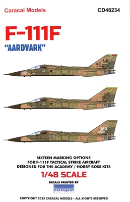 Caracal CD48234 - F-111F Aardvark