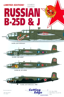 Cutting Edge CED48055 - Russian B-25D & J