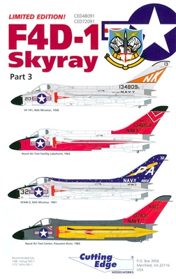 Cutting Edge CED48091 - F4D-1 Skyray, Part 3