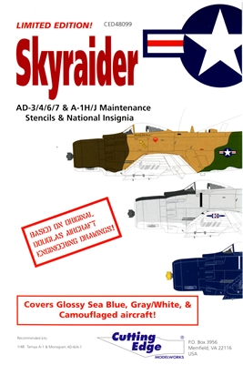 Cutting Edge CED48099 - Skyraider AD-3/4/6/7 & A-1H/J