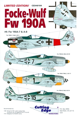 Cutting Edge CED48104 - Focke-Wulf Fw 190A #4