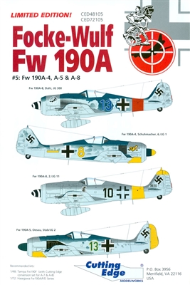 Cutting Edge CED48105 - Focke-Wulf Fw 190A #5