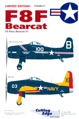 Cutting Edge CED48111 - F8F Bearcat (US Navy Bearcats #1)