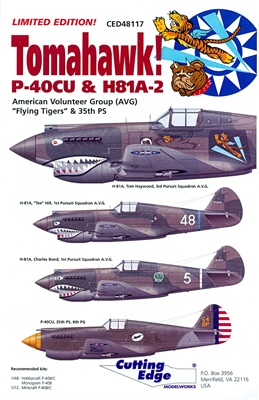 Cutting Edge CED48117 - Tomahawk! P-40CU & H81A-2