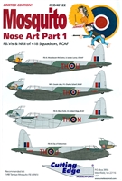 Cutting Edge CED48122 - Mosquito Nose Art, Part 1