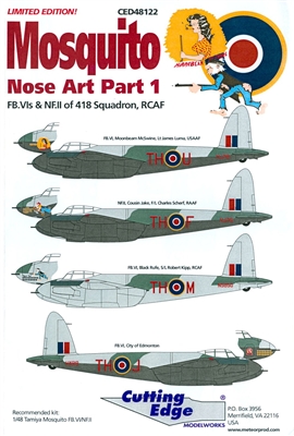 Cutting Edge CED48122 - Mosquito Nose Art, Part 1