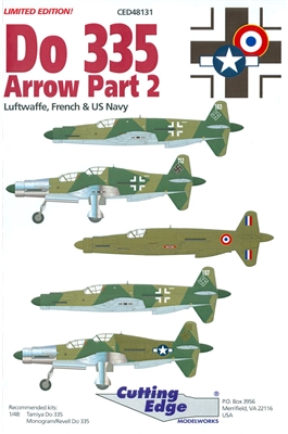 Cutting Edge CED48131 - Do 335 Arrow, Part 2