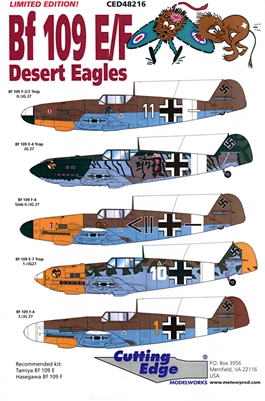 Cutting Edge CED48216 - Bf 109 E/F Desert Eagles