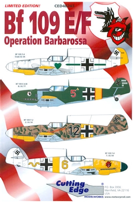 Cutting Edge CED48243 - Bf 109 E/F Operation Barbarossa