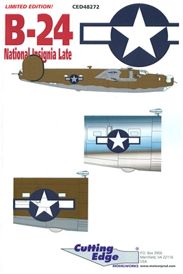 Cutting Edge CED48272 - B-24 National Insignia Late
