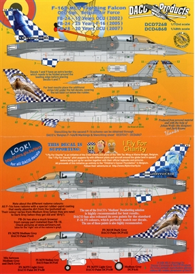 DACO Products D4868 - F-16B MLU Fighting Falcon, OCU Sqn, Belgian Air Force