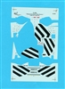 Super Scale 48-490, P-47N (2 Big and Too Heavy / Short Snorter), Partial Decal Sheet