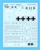EagleCals 48-127 - Me 262 A-1a,  Damaged Decal Sheet