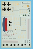 Ministry of Small Aircraft Production 4824, Me-262, Damaged Decal