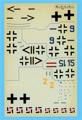 MSAP 4805 - Focke-Wulf Fw 190-D, Discolored Decal Paper