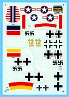 Cutting Edge CED48070 - Focke-Wulf Fw 190A/D #2, Incomplete Decal Set