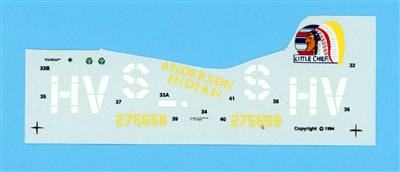 AeroMaster 48-113 - Thunderbolts Galore III, Partial Decal Sheet