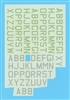 Microscale 72-51 - RAF I.D. Letters (Large), Partial Decal Sheet