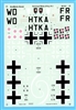 AeroMaster 48-315 Nocturnal Birds of Prey, Pt. I, Damaged Decal Sheet