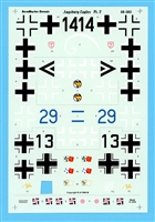 AeroMaster 48-383 Augsburg Eagles, Part V, Partial Decal Sheet