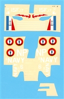 Microscale 48-0120 - F4U-4 (VF-14), F4U-5 (VC3), Partial Decal Set