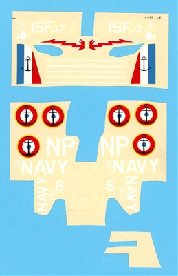 Microscale 48-0120 - F4U-4 (VF-14), F4U-5 (VC3), Partial Decal Set