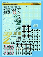 Trimaster Tridecal 48-2002 - Fw190F-8/9, Partial Decal Set, 1/48 scale