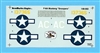 AeroMaster 148-002 - F-6A Mustang "Snoopers", Damaged Decal Sheet