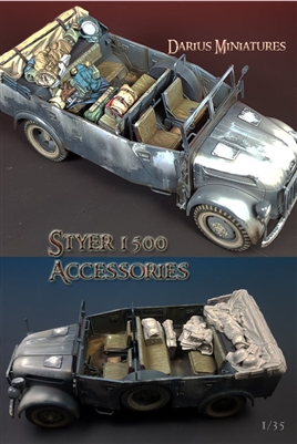 Darius Miniatures DA35006 - German Car Steyr 1500 Accessories