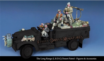 Darius Miniatures F35011 - The Long Range (L.R.D.G.) Desert Patrol, Figures & Accessories WW2