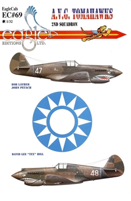 EagleCals EC#32-069 - A.V.G. Tomahawks, 2nd Squadron