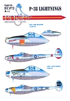 EagleCals EC#32-072 - P-38 Lightnings
