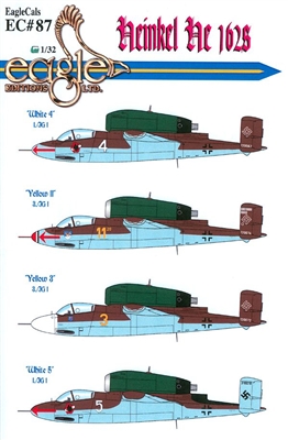 EagleCals EC#32-087 - Heinkel He 162s, Part 2