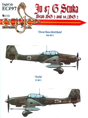 EagleCals EC#32-097 - Ju 87 G Stuka (Stab SG 2 and 10./SG 2)