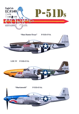 EagleCals EC#32-140 - P-51Ds (Hun Hunter/Texas...)