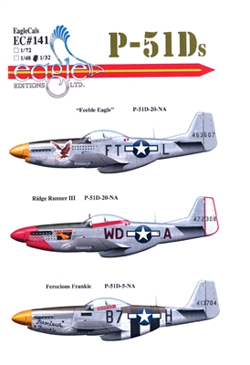 EagleCals EC#32-141 - P-51Ds (Feeble Eagle...)