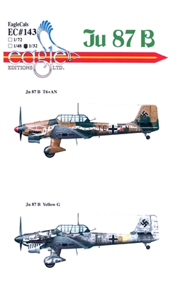 EagleCals EC#32-143 - Ju 87 B Stukas, Part 1