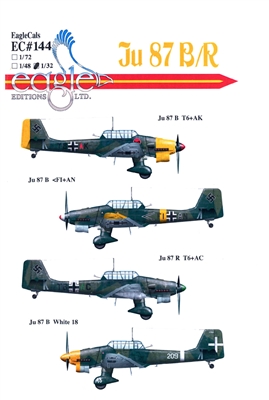 EagleCals EC#32-144 - Ju 87 B/R Stukas, Part 2