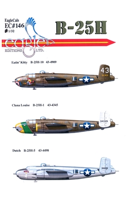 EagleCals EC#32-146 - B-25H (Eatin' Kitty...)