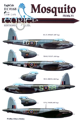 EagleCals EC#32-168 - Mosquito FB.Mk.VI