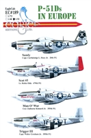 EagleCals EC#32-189 - P-51Ds in Europe