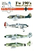 EagleCals EC#48-010 - Fw 190's, Doras, F's and A's