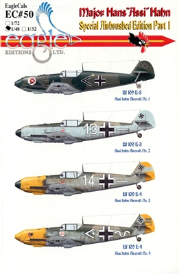 EagleCals EC#48-050 - Major Hans "Assi" Hahn, Special Airbrushed Edition Part 1