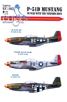 EagleCals EC#48-102 - P-51D Mustang, To War with the Yoxford Boys (Ol Flak Joe...)