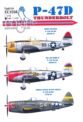 EagleCals EC#48-104 - P-47D Thunderbolt (Chief Seattle...)