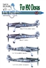 EagleCals EC#48-110 - Fw 190 Doras (Blue 4...)
