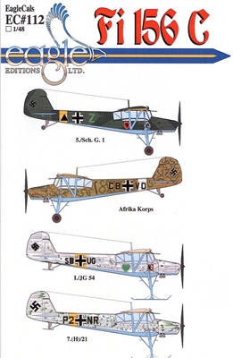 EagleCals EC#48-112 - Fi 156 C, Fieseler Storch, Part 1